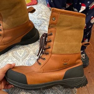 Ugg men waterproof leather snow boots